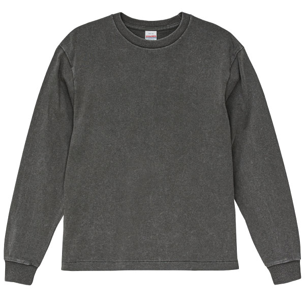 オープンエンドフェードウォッシュロングスリーブTシャツ960.フェードグレー
