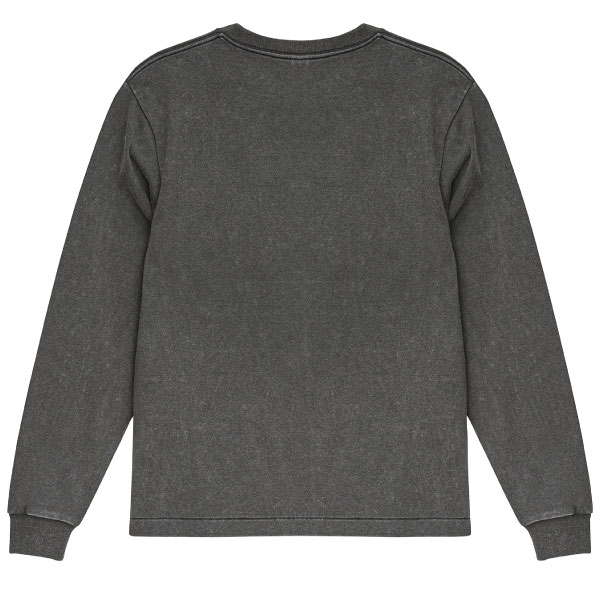 オープンエンドフェードウォッシュロングスリーブTシャツ