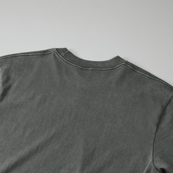 オープンエンドフェードウォッシュロングスリーブTシャツ