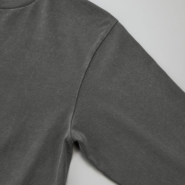オープンエンドフェードウォッシュロングスリーブTシャツ